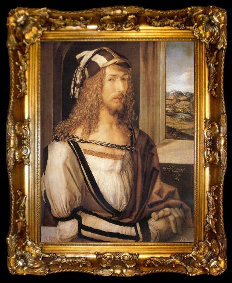 framed  Albrecht Durer Self-Portrait, ta009-2